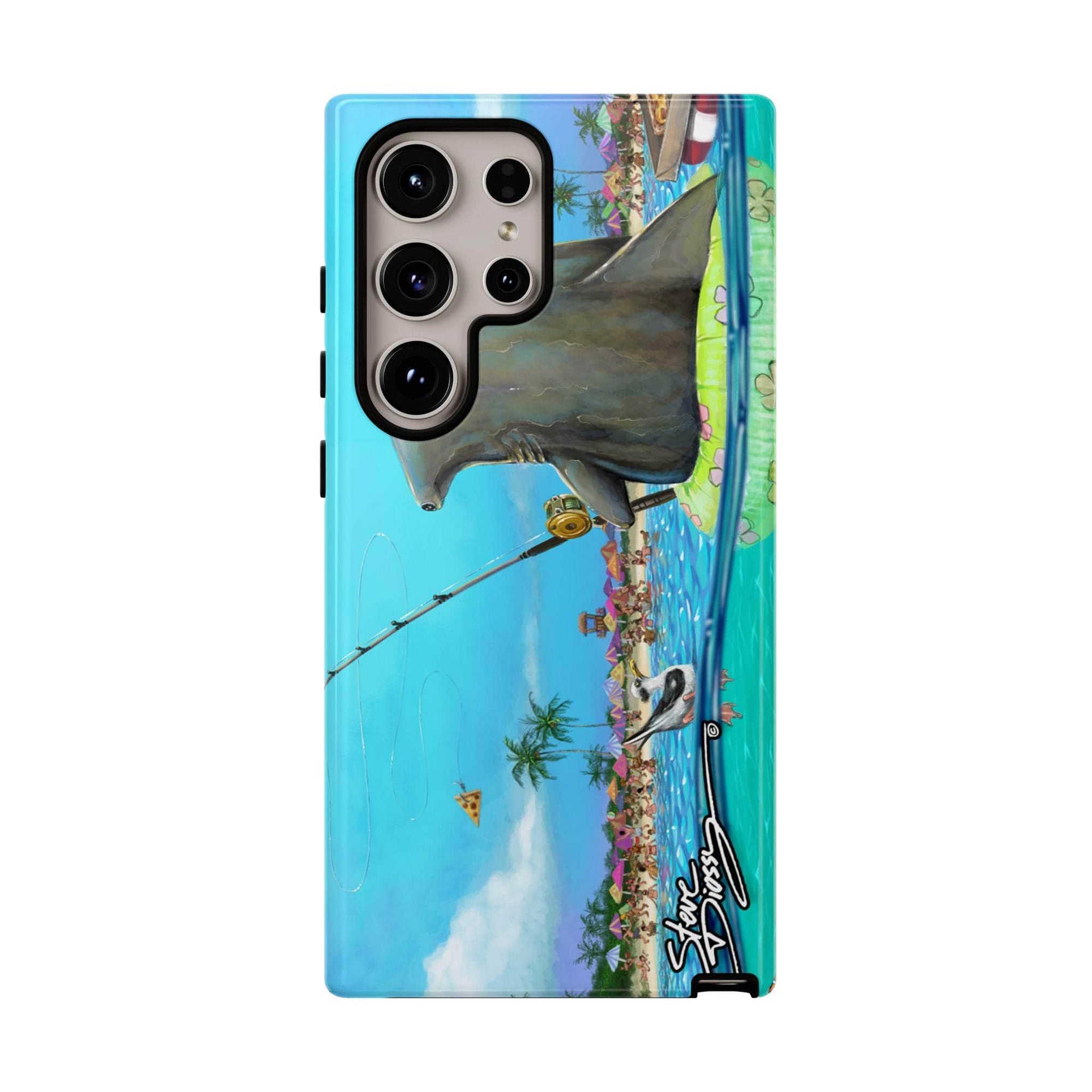 "Shark Fishing" Tough Phone Cases