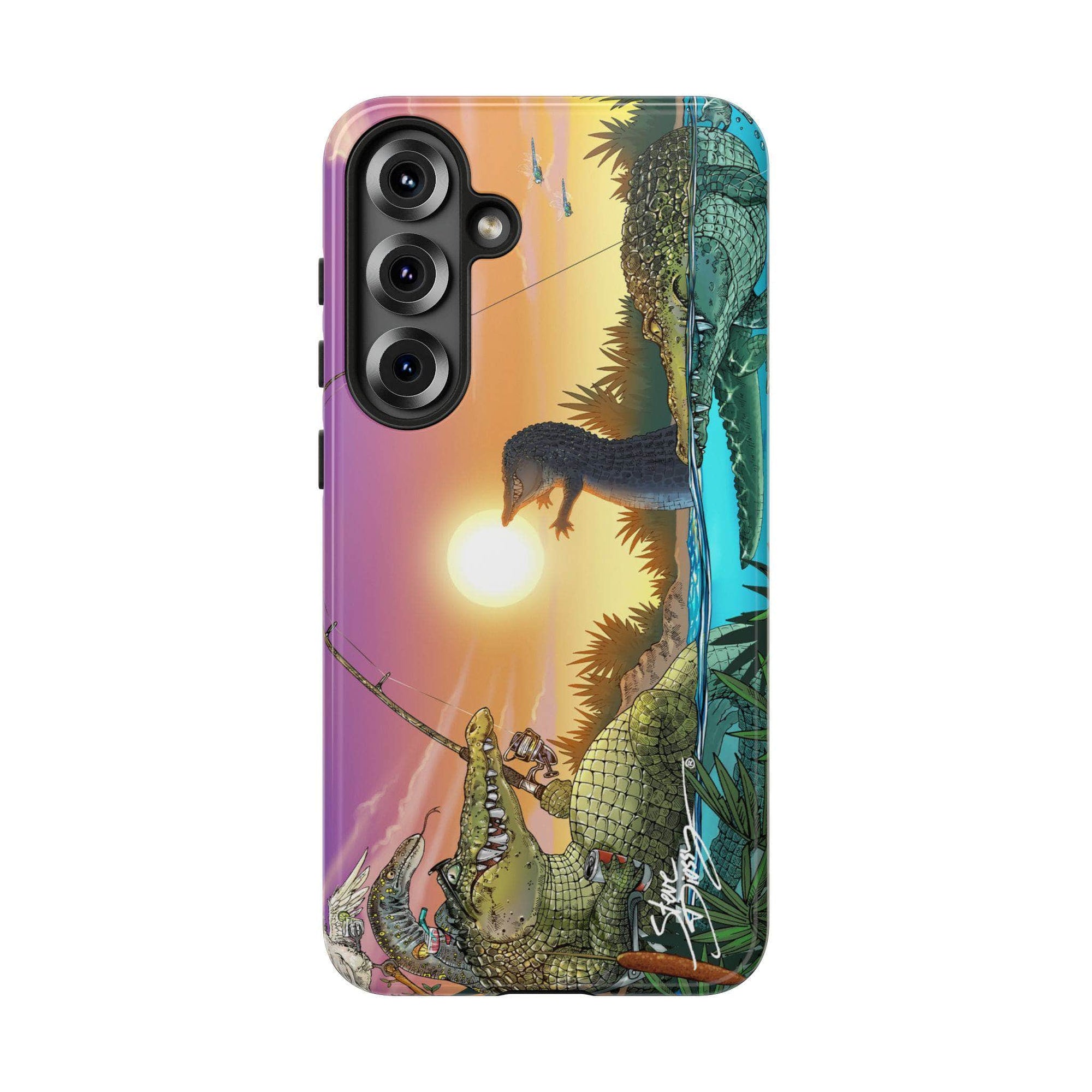 "Gator Fishing" Tough Phone Cases