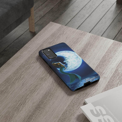 "Mermaid in the Moon" Tough Phone Cases