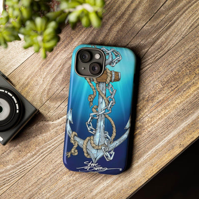 "Anchors Aweigh" Tough Phone Cases