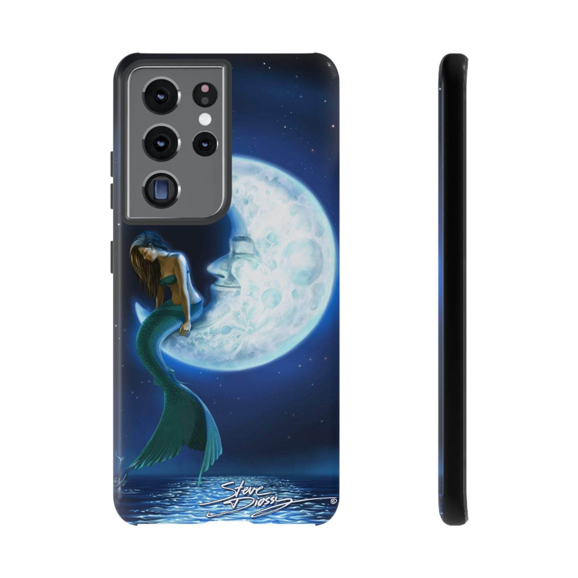 "Mermaid in the Moon" Tough Phone Cases