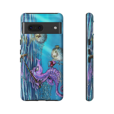 "Seahorse Blowout" Tough Phone Cases