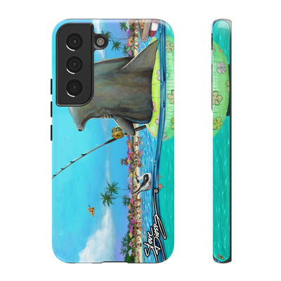 "Shark Fishing" Tough Phone Cases