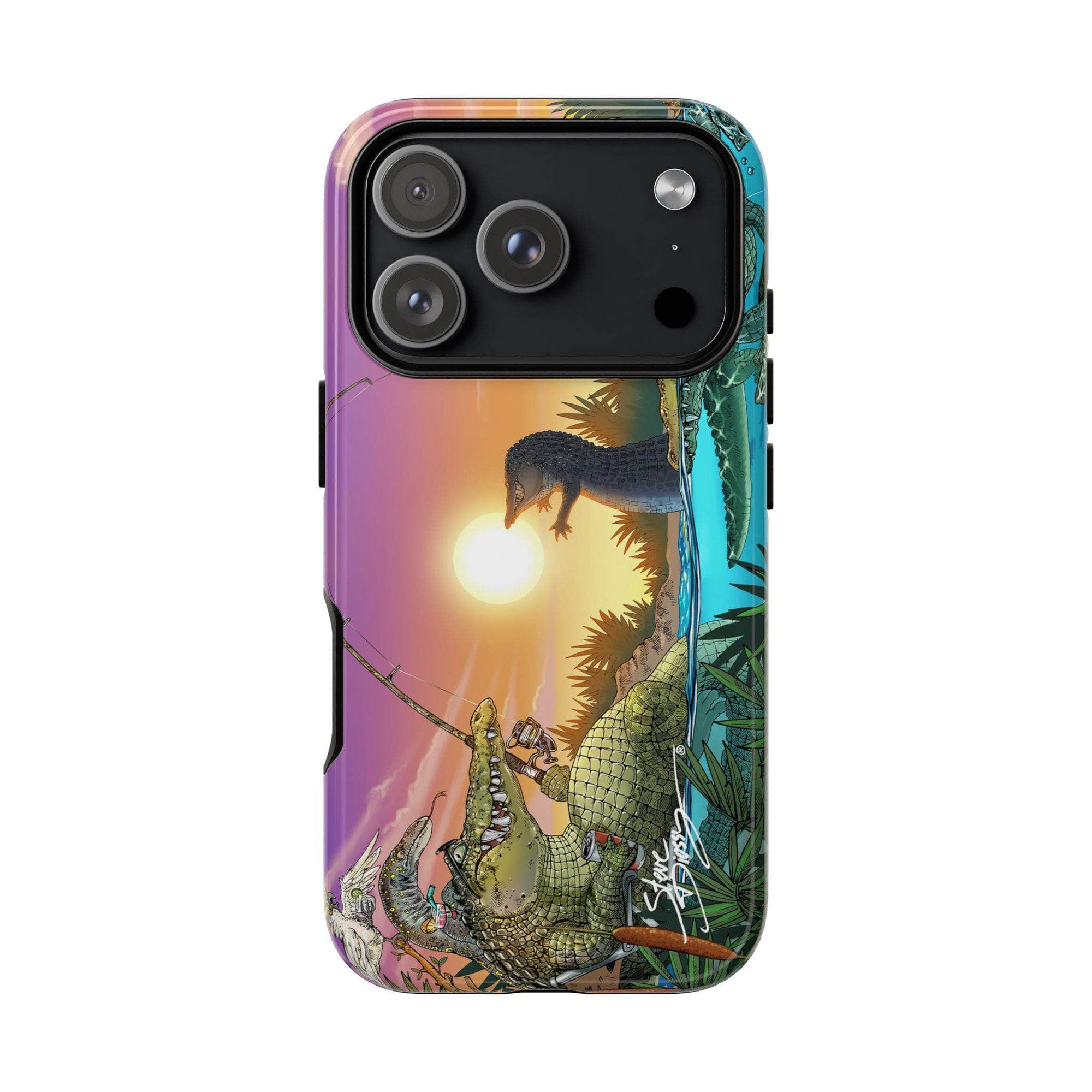 "Gator Fishing" Tough Phone Cases