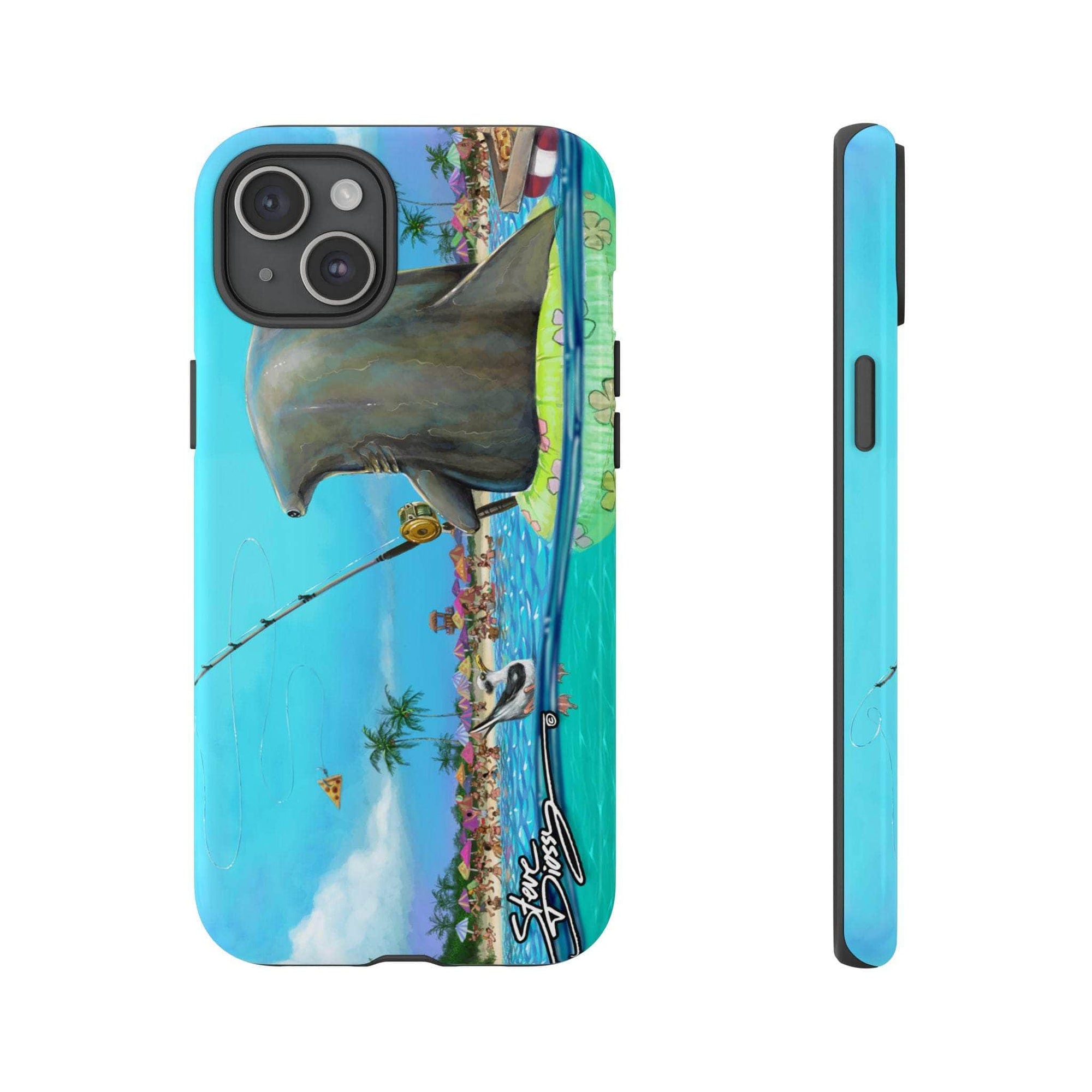 "Shark Fishing" Tough Phone Cases