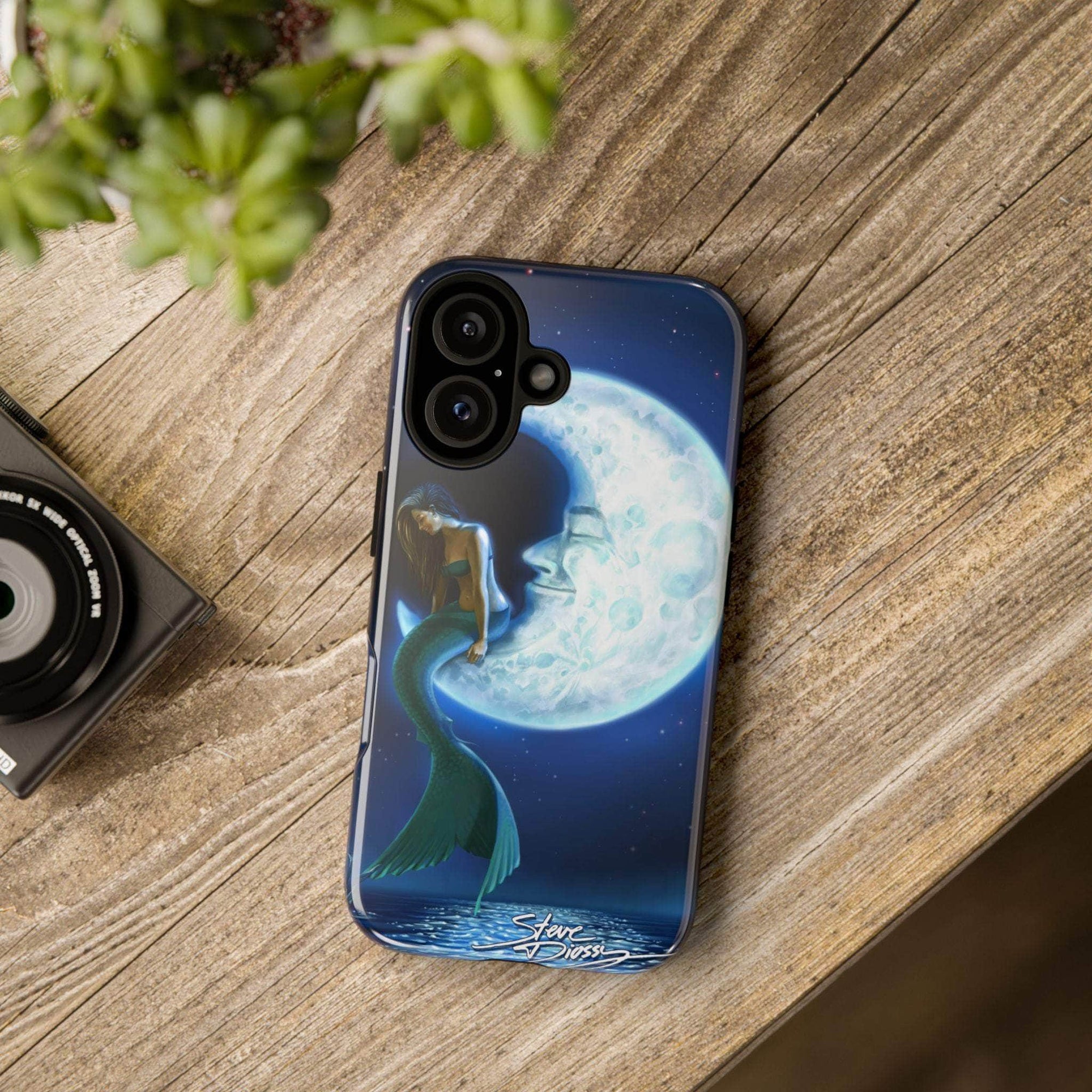 "Mermaid in the Moon" Tough Phone Cases