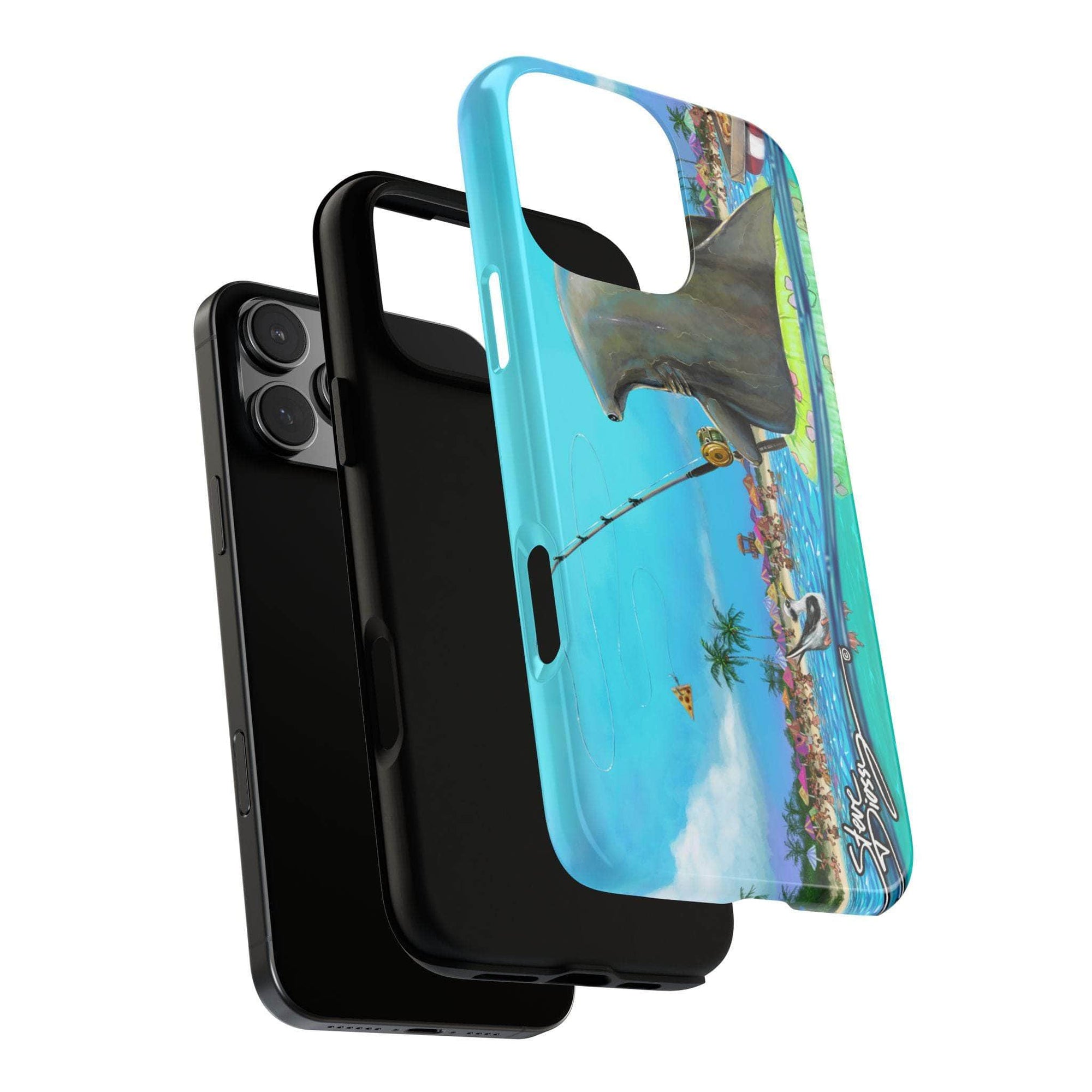 "Shark Fishing" Tough Phone Cases