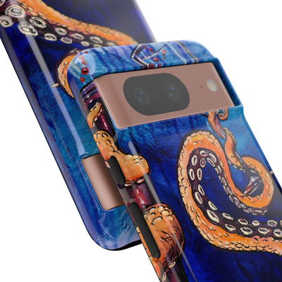 "Octopus the Connoisseur" Tough Phone Cases