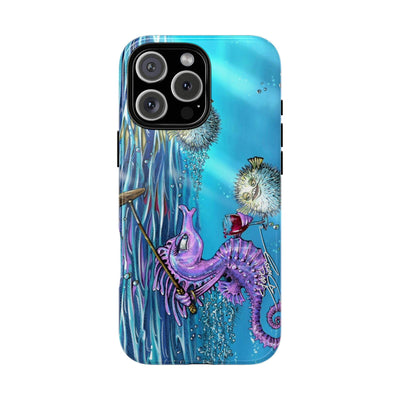 "Seahorse Blowout" Tough Phone Cases