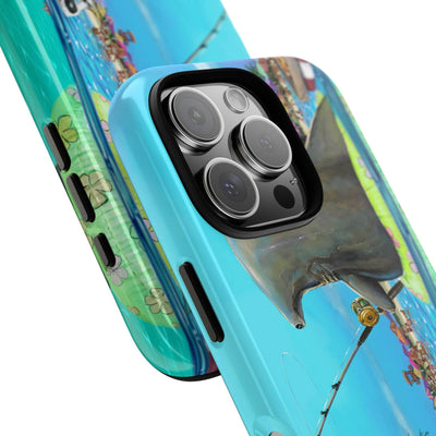 "Shark Fishing" Tough Phone Cases