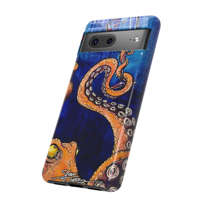 "Octopus the Connoisseur" Tough Phone Cases