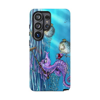 "Seahorse Blowout" Tough Phone Cases
