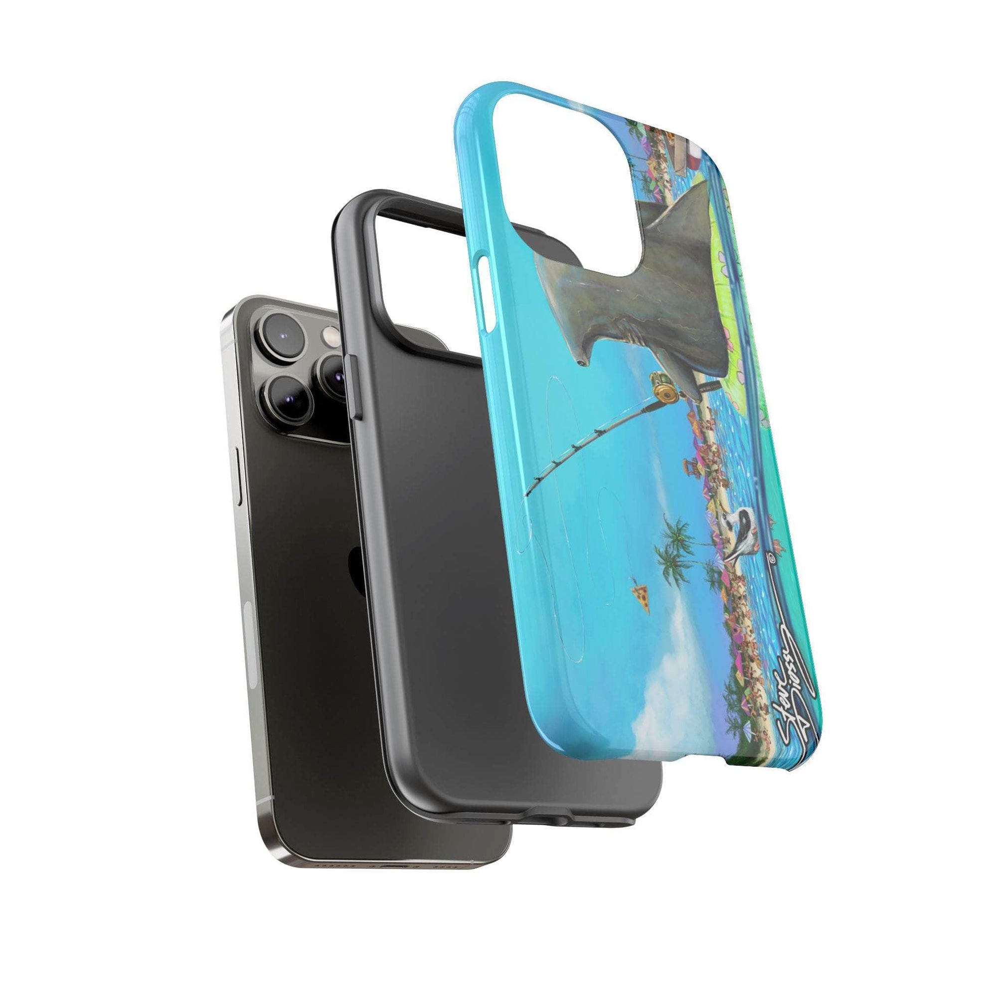"Shark Fishing" Tough Phone Cases