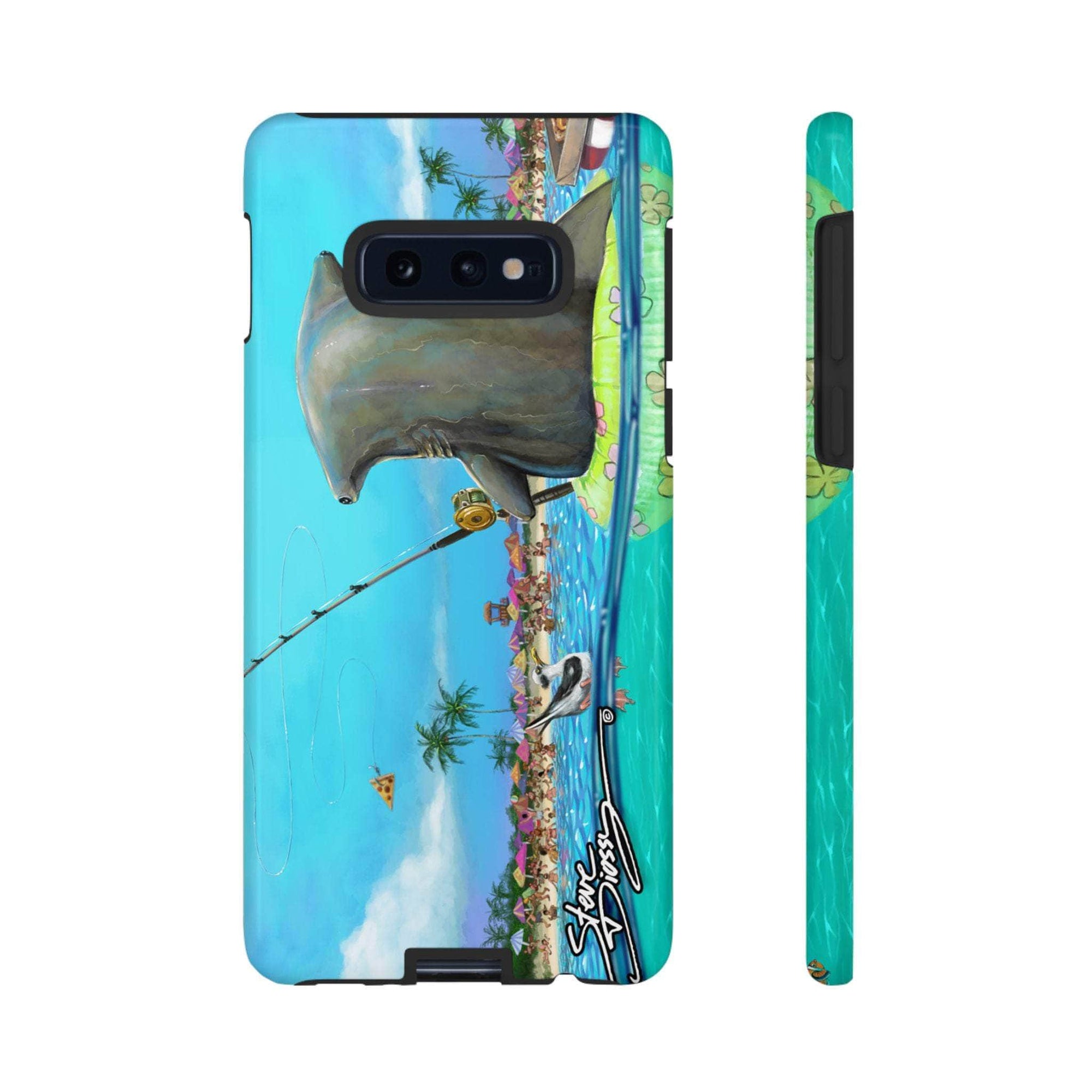 "Shark Fishing" Tough Phone Cases