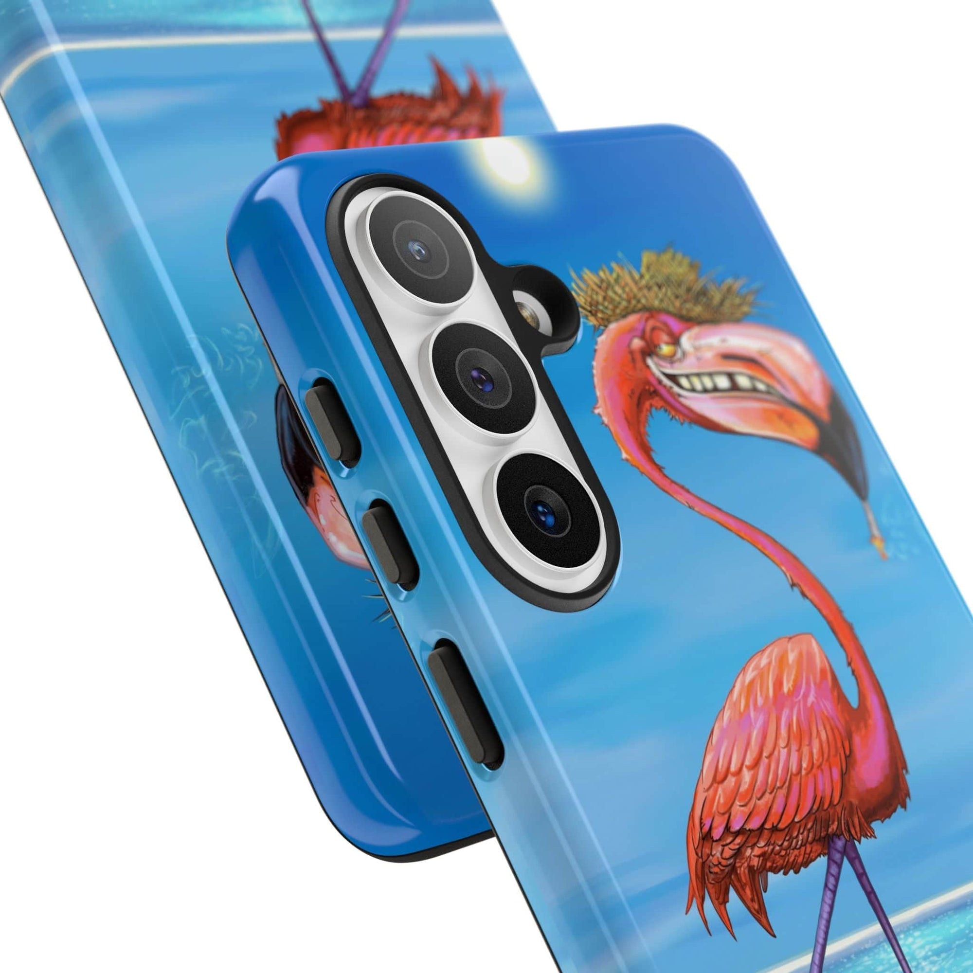 "Dirty Flamingo" Tough Phone Cases
