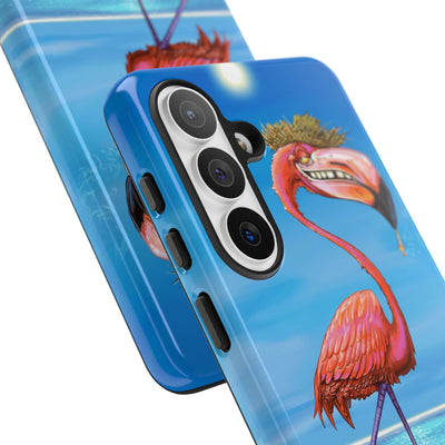"Dirty Flamingo" Tough Phone Cases
