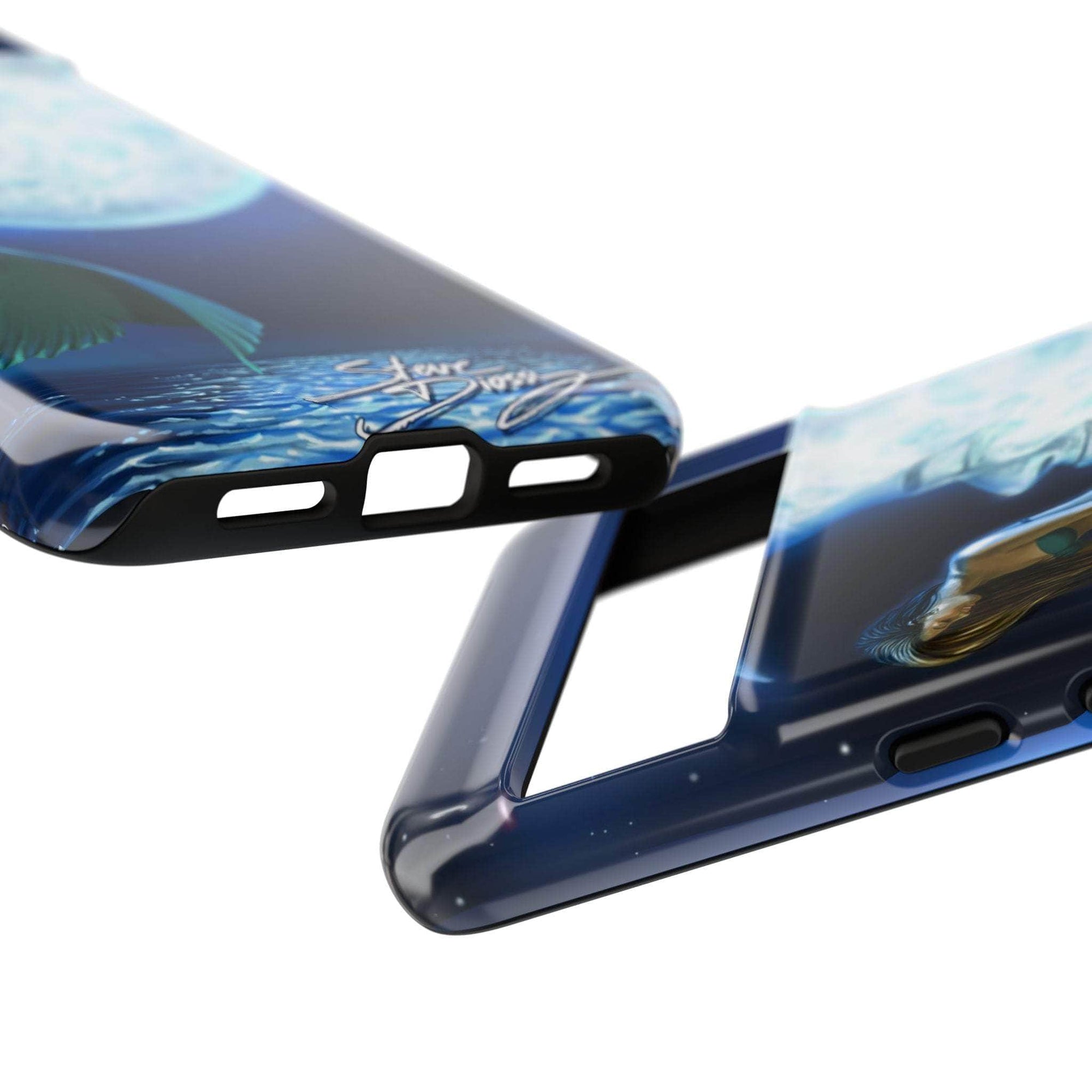 "Mermaid in the Moon" Tough Phone Cases