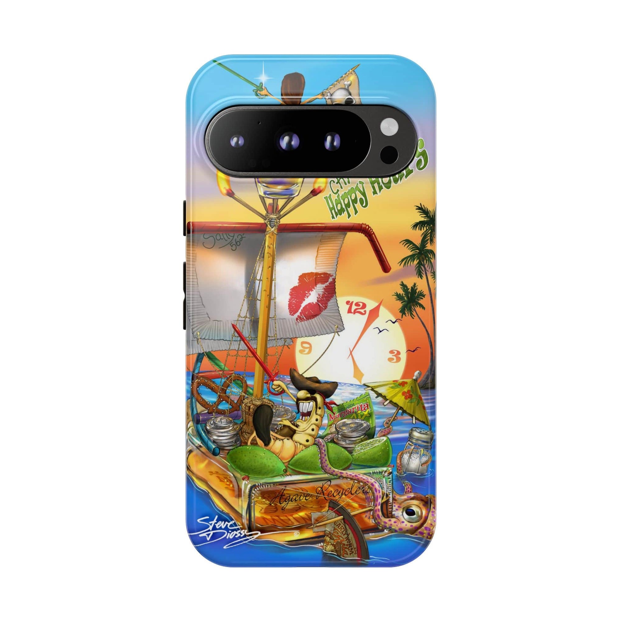 "Chasing Happy Hours" Tough Phone Cases
