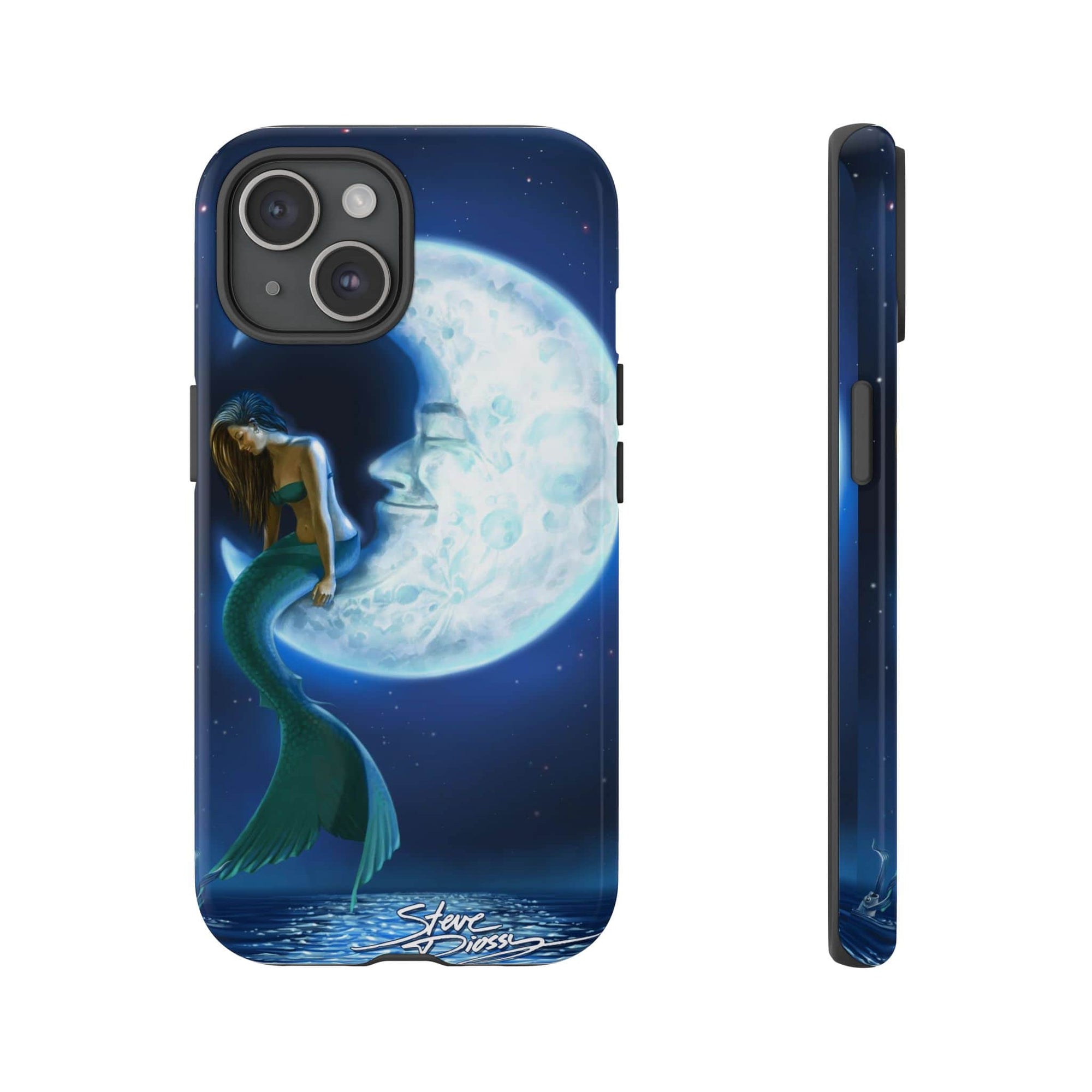"Mermaid in the Moon" Tough Phone Cases