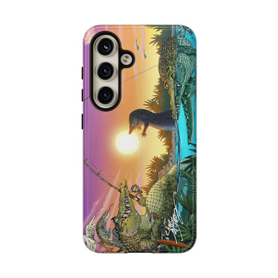 "Gator Fishing" Tough Phone Cases