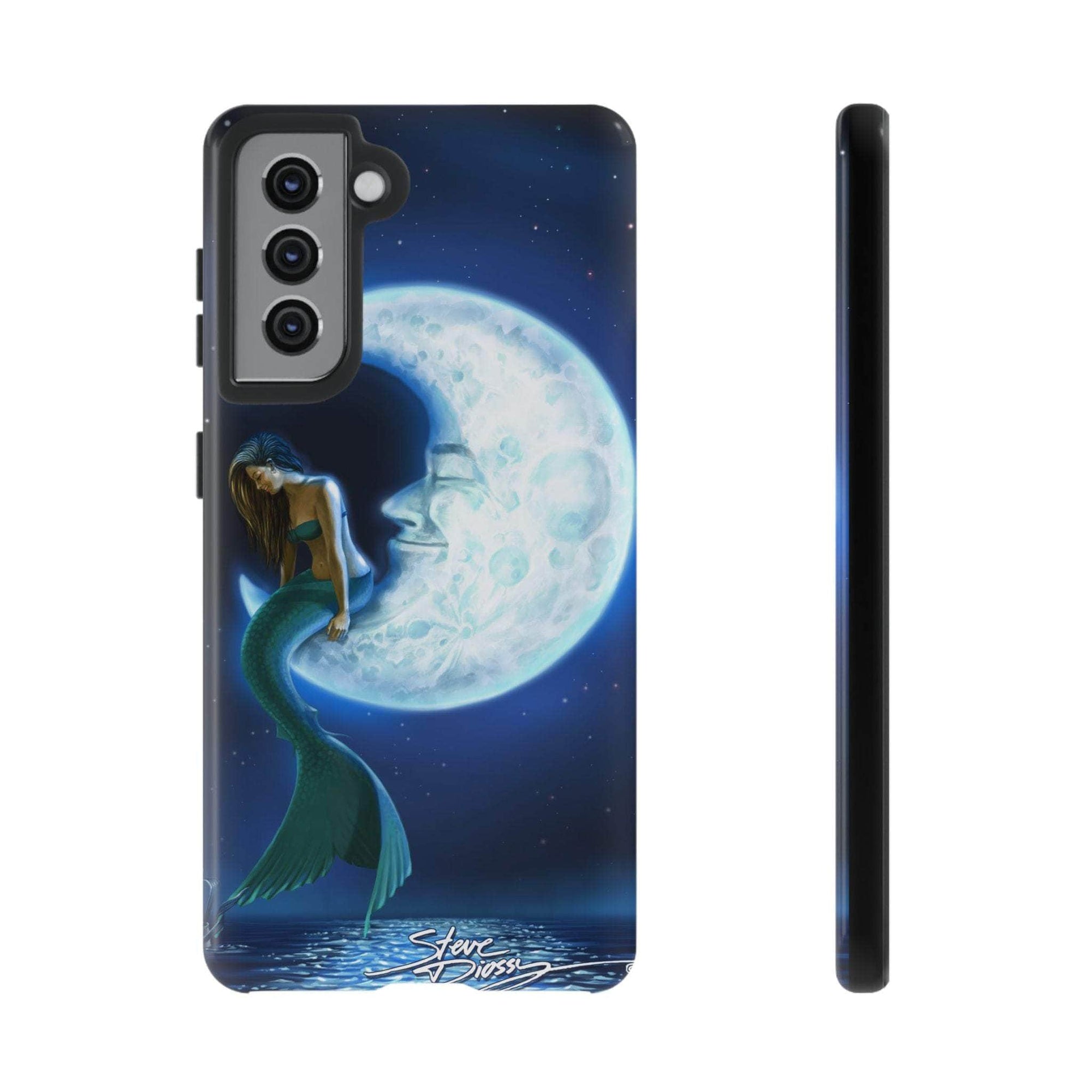 "Mermaid in the Moon" Tough Phone Cases