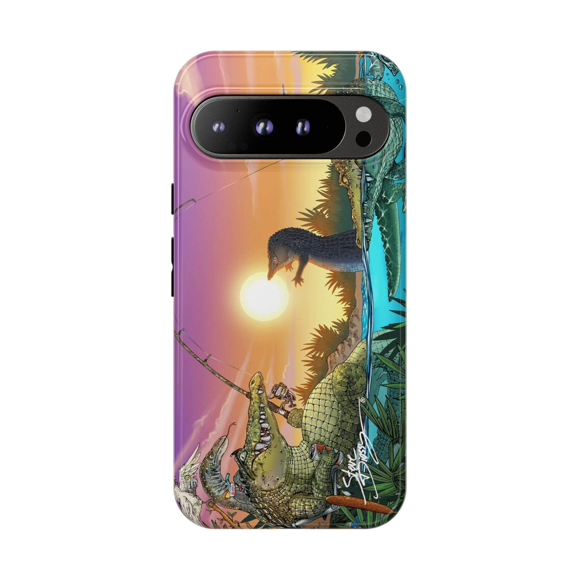 "Gator Fishing" Tough Phone Cases