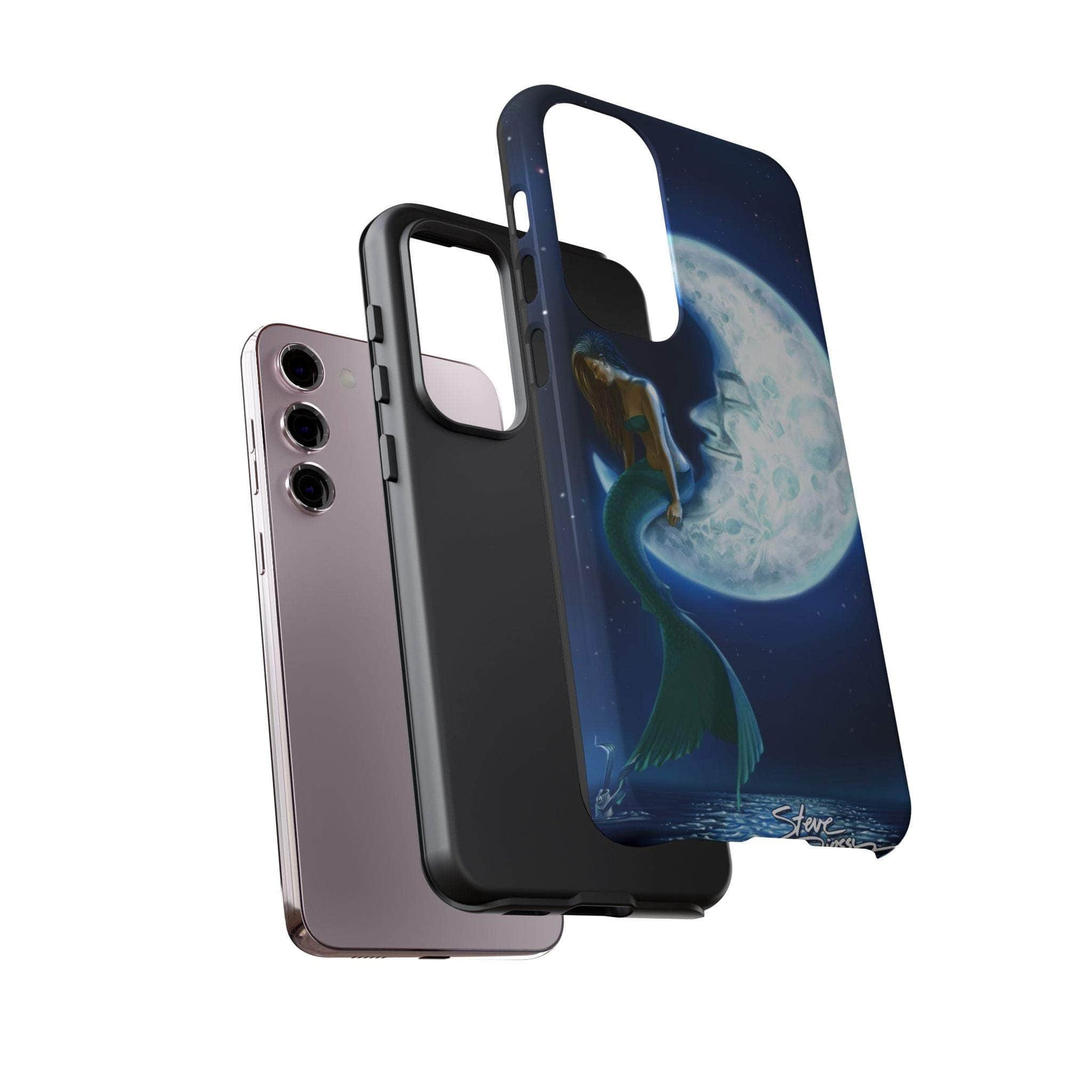 "Mermaid in the Moon" Tough Phone Cases