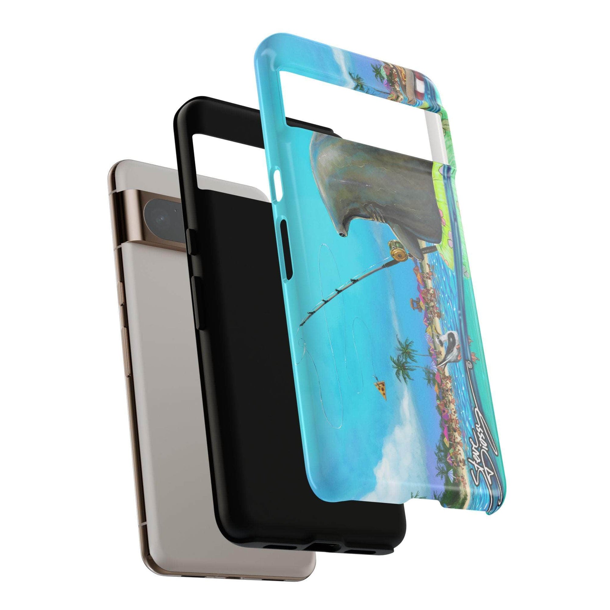 "Shark Fishing" Tough Phone Cases