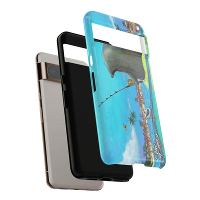 "Shark Fishing" Tough Phone Cases