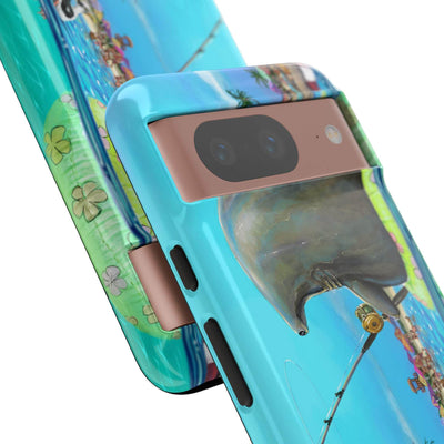"Shark Fishing" Tough Phone Cases