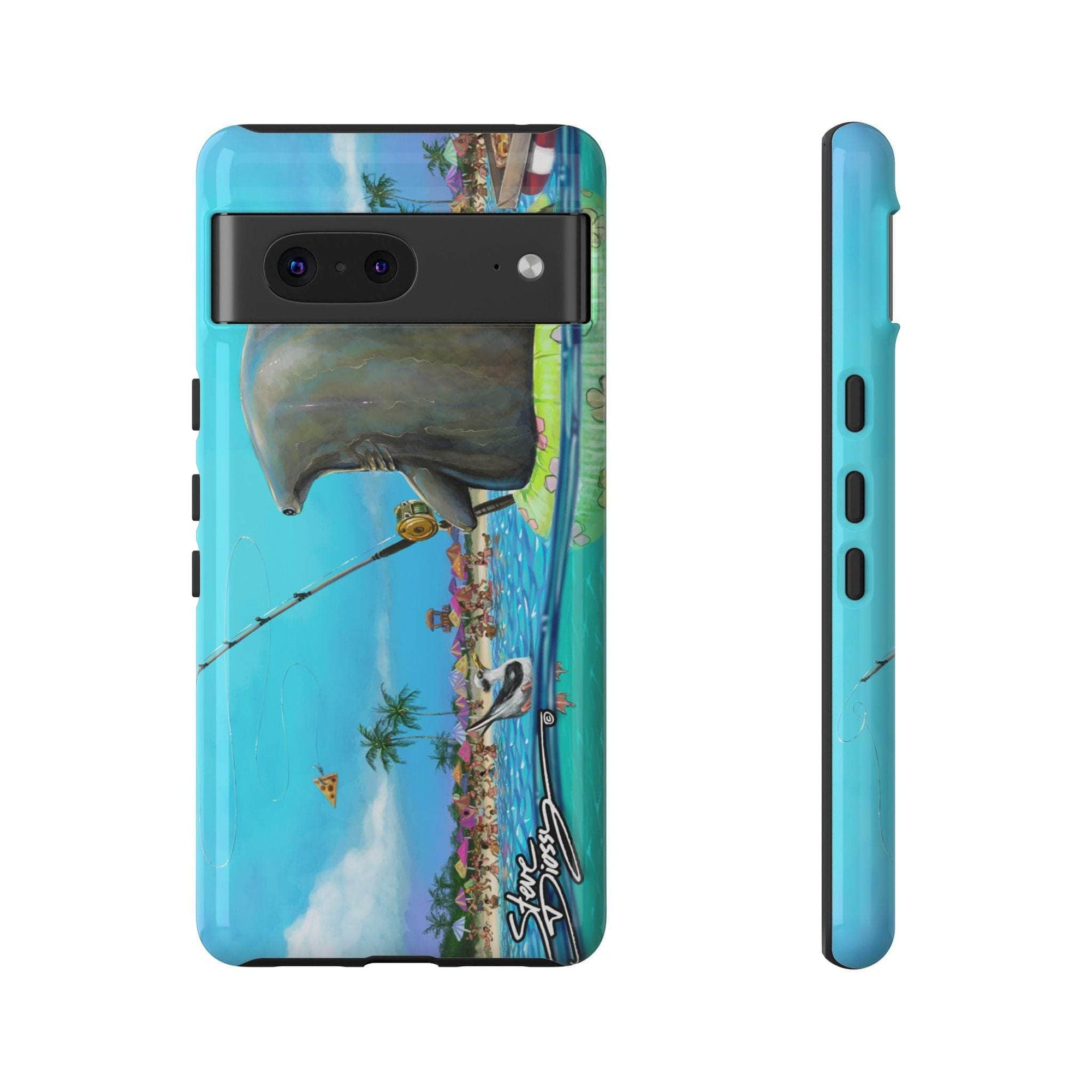 "Shark Fishing" Tough Phone Cases