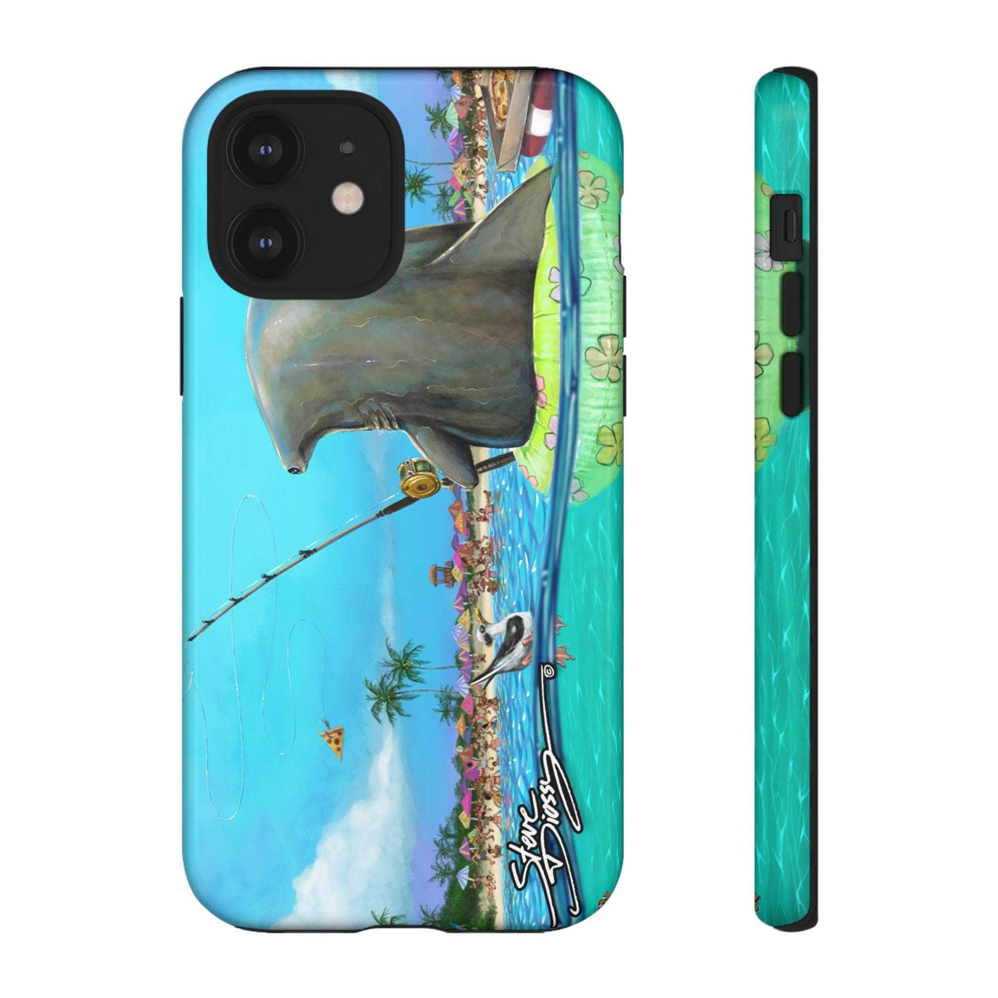"Shark Fishing" Tough Phone Cases