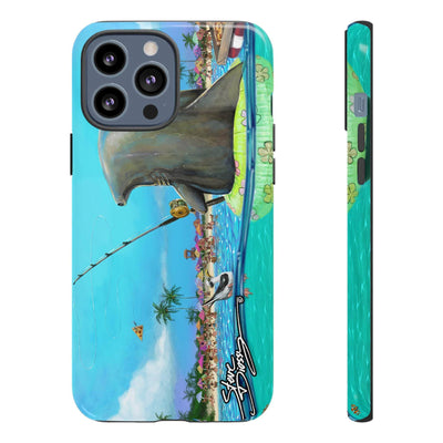 "Shark Fishing" Tough Phone Cases
