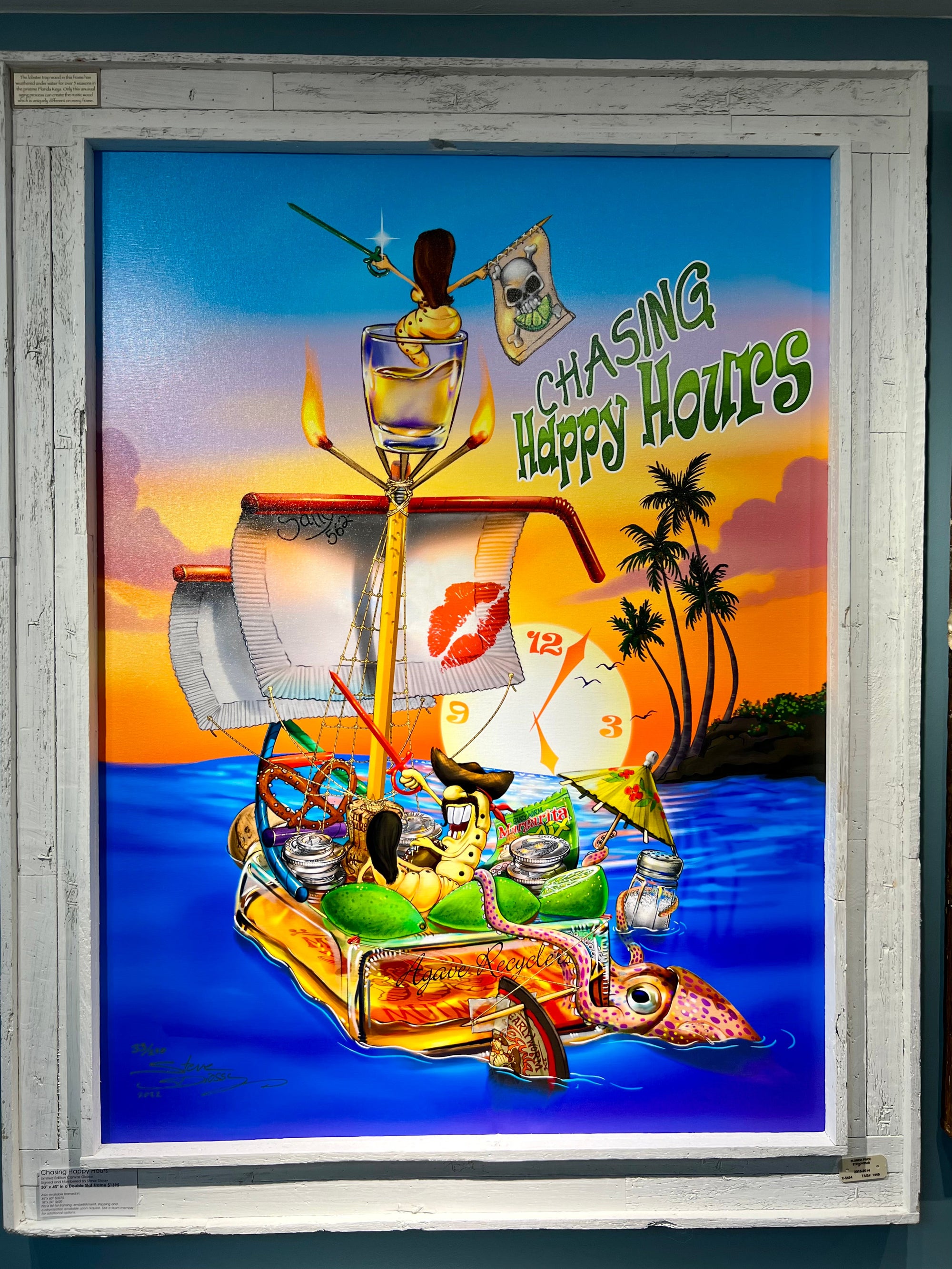 "Chasing Happy Hours" Limited Edition Canvas