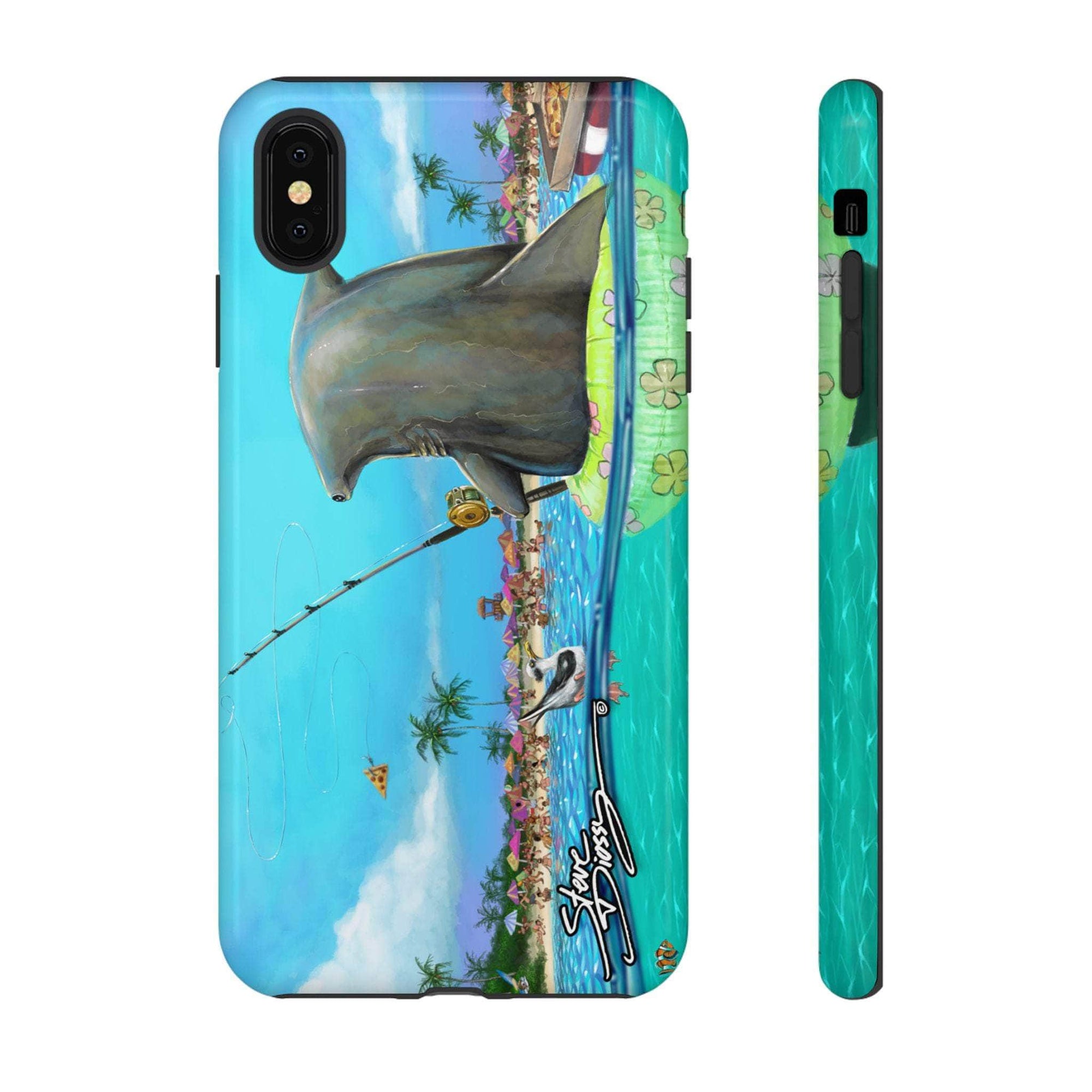 "Shark Fishing" Tough Phone Cases