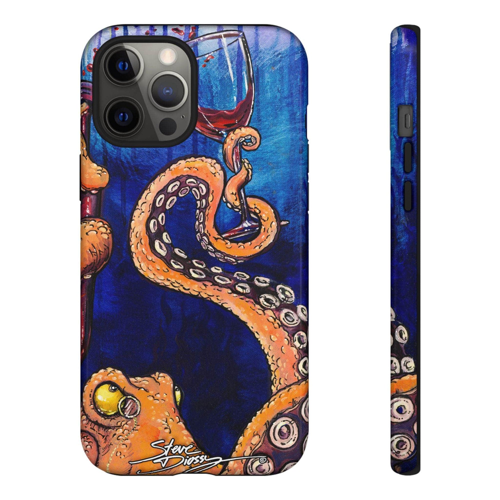 "Octopus the Connoisseur" Tough Phone Cases