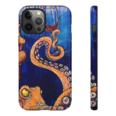 "Octopus the Connoisseur" Tough Phone Cases