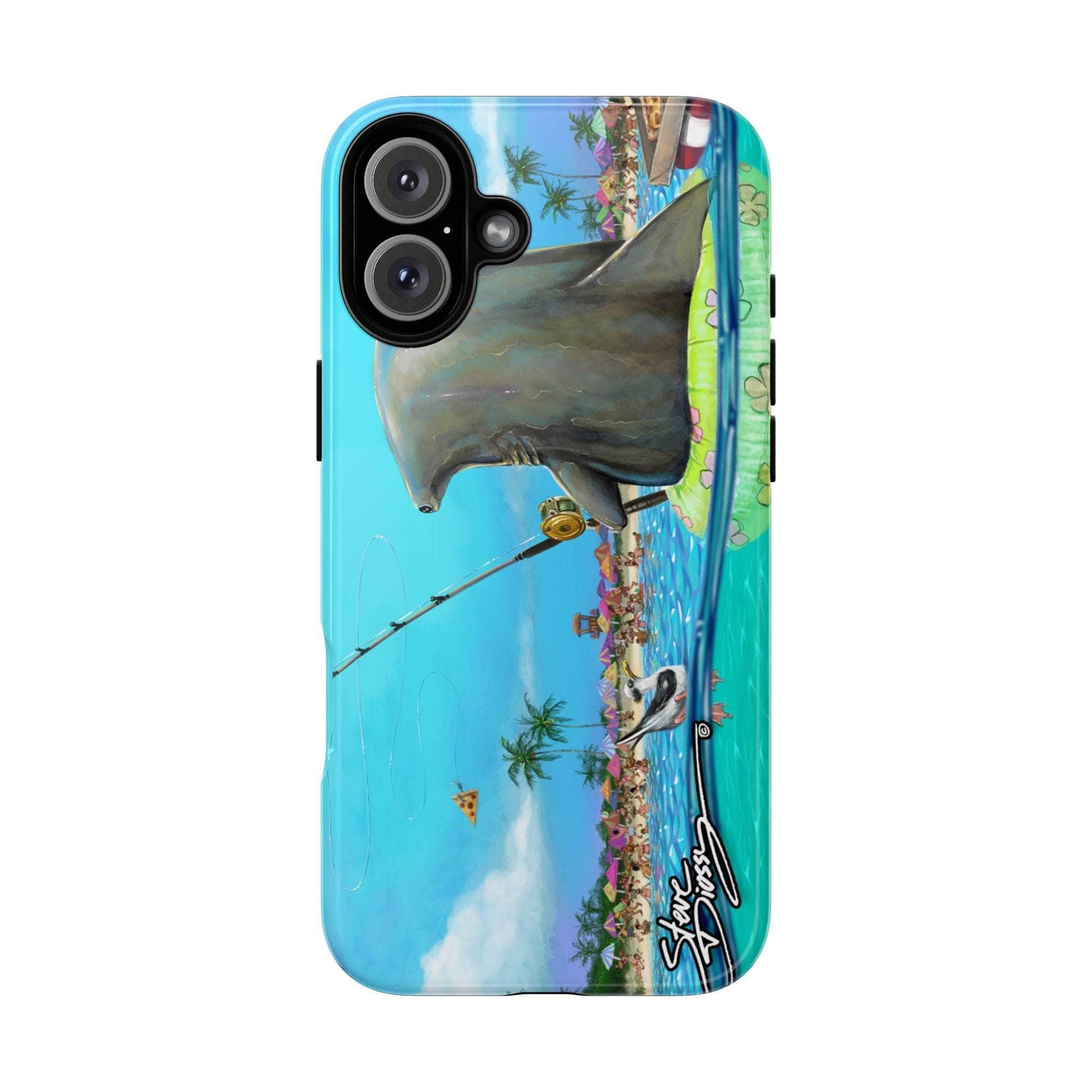 "Shark Fishing" Tough Phone Cases