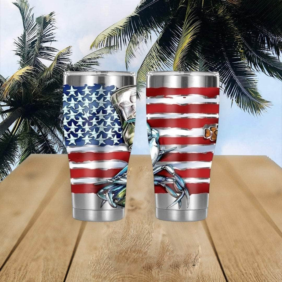 "Crabeer USA" Stainless Steel Tumbler