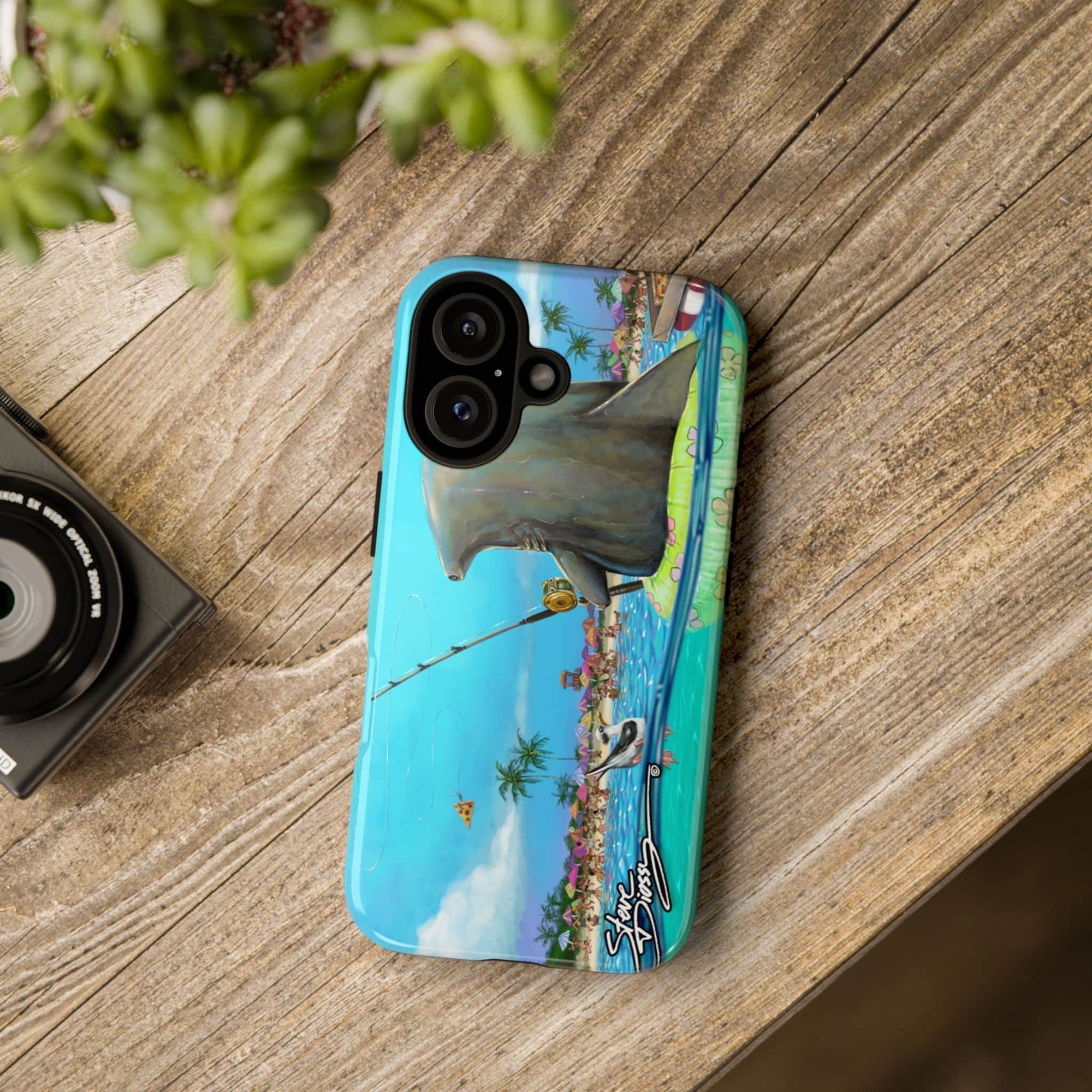"Shark Fishing" Tough Phone Cases