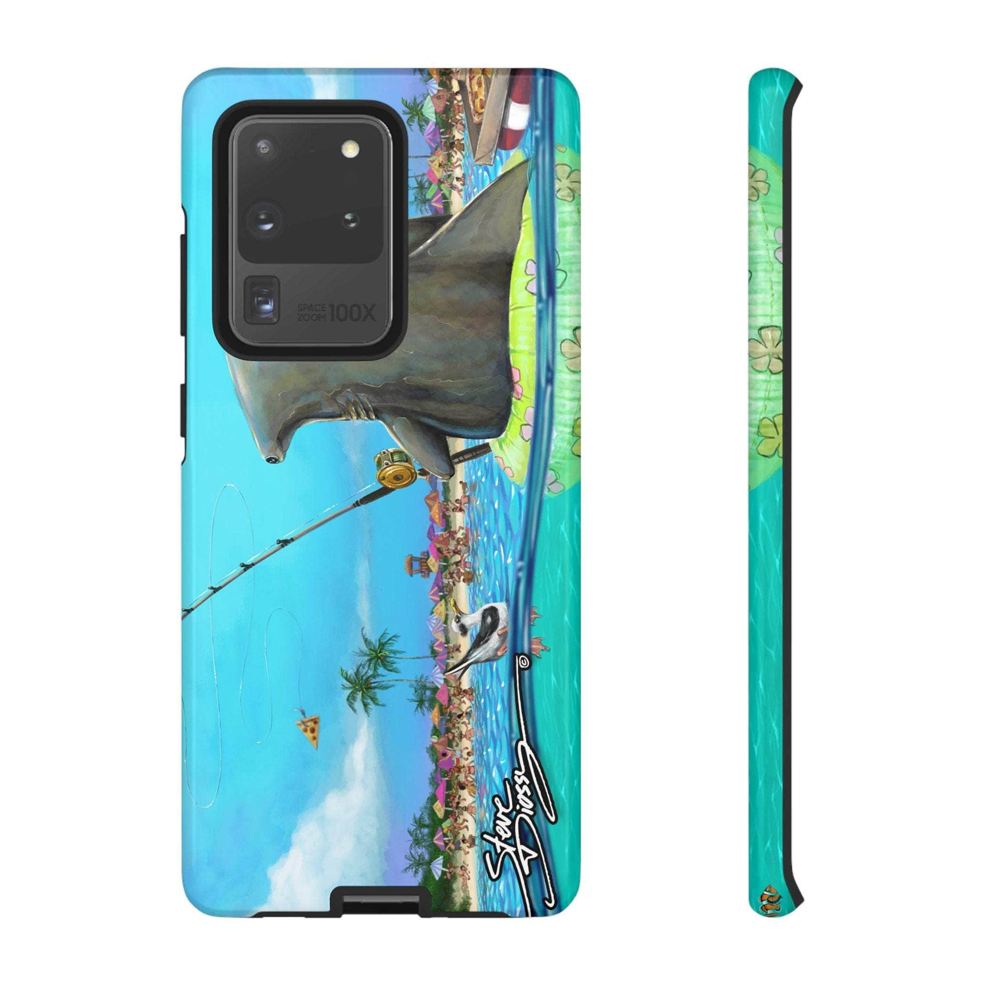 "Shark Fishing" Tough Phone Cases