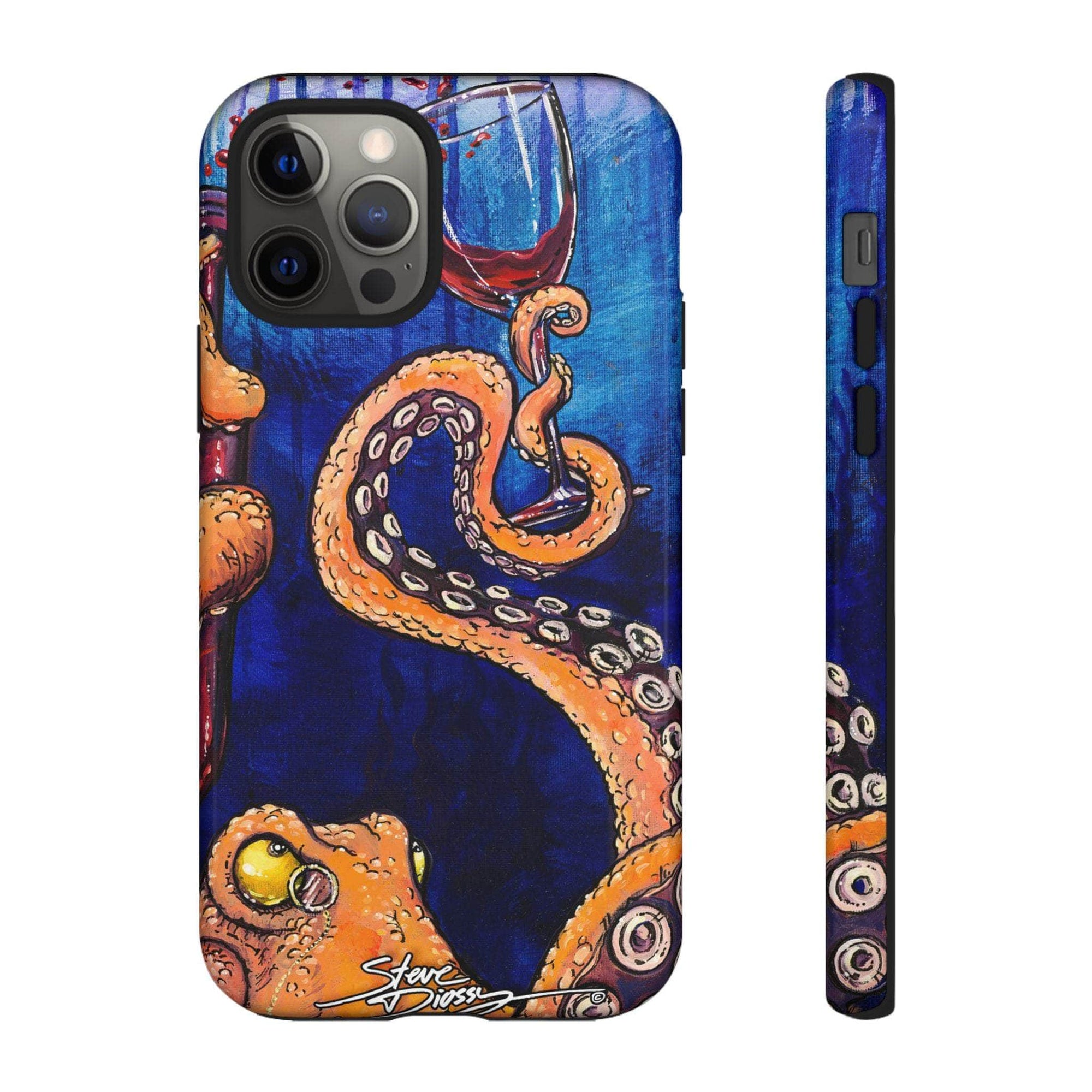 "Octopus the Connoisseur" Tough Phone Cases