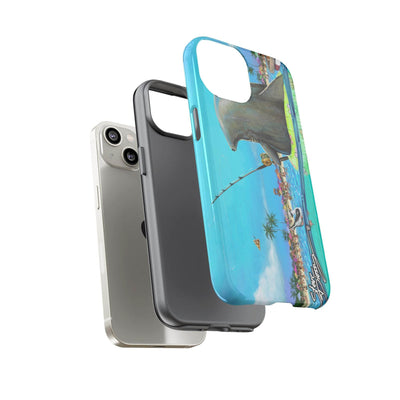 "Shark Fishing" Tough Phone Cases