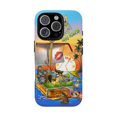 "Chasing Happy Hours" Tough Phone Cases