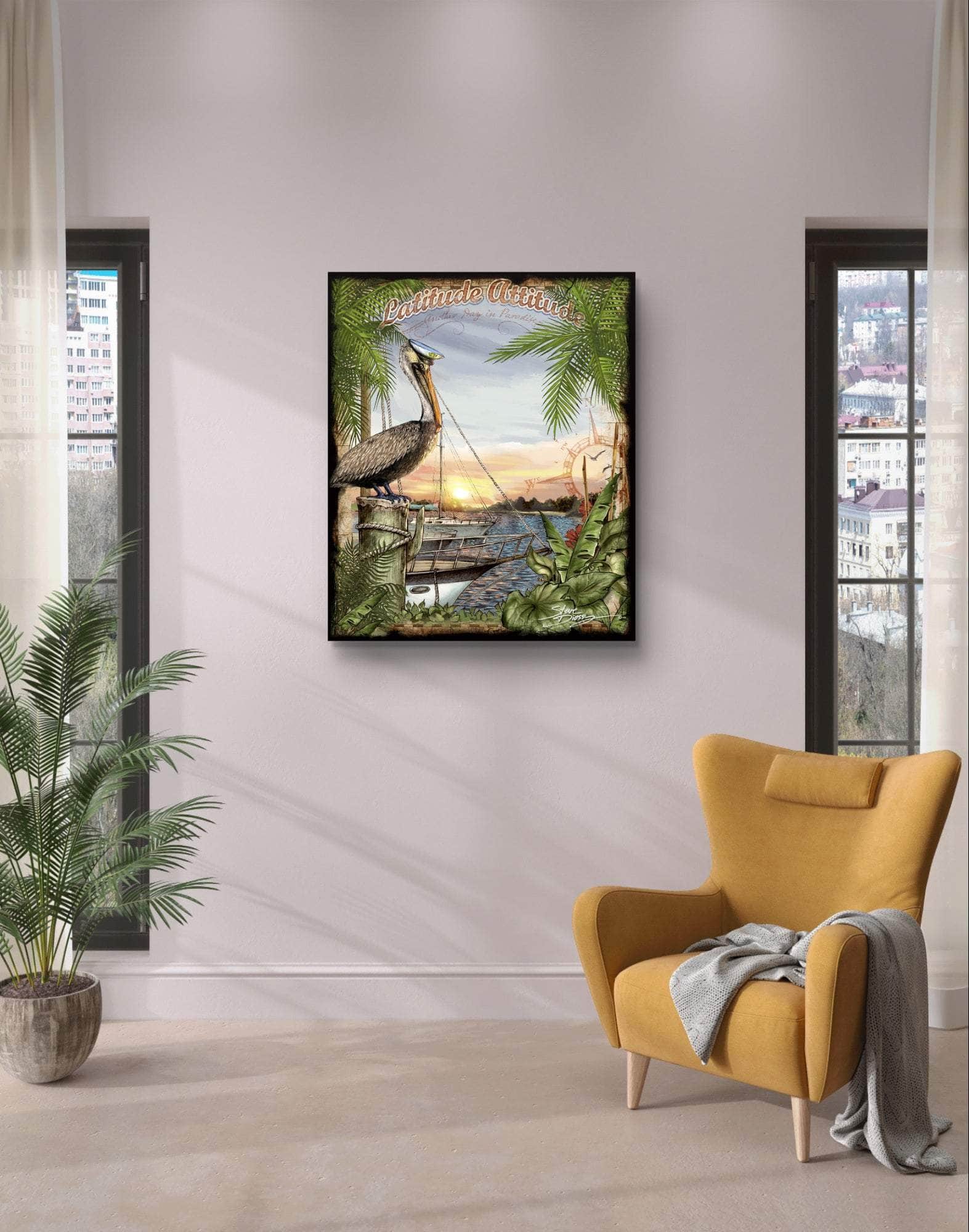 "Latitude Attitude" Limited Edition Canvas