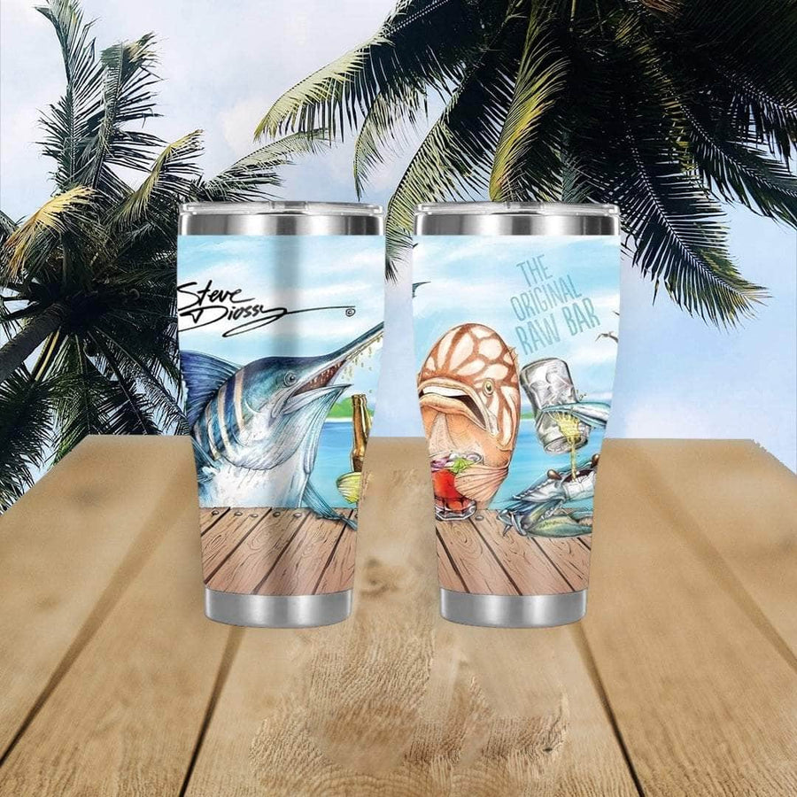 "Raw Bar" Stainless Steel Tumbler