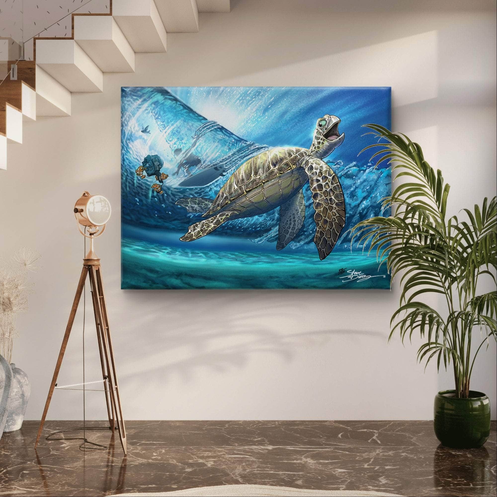 "Turtley Tubular" Limited Edition Canvas