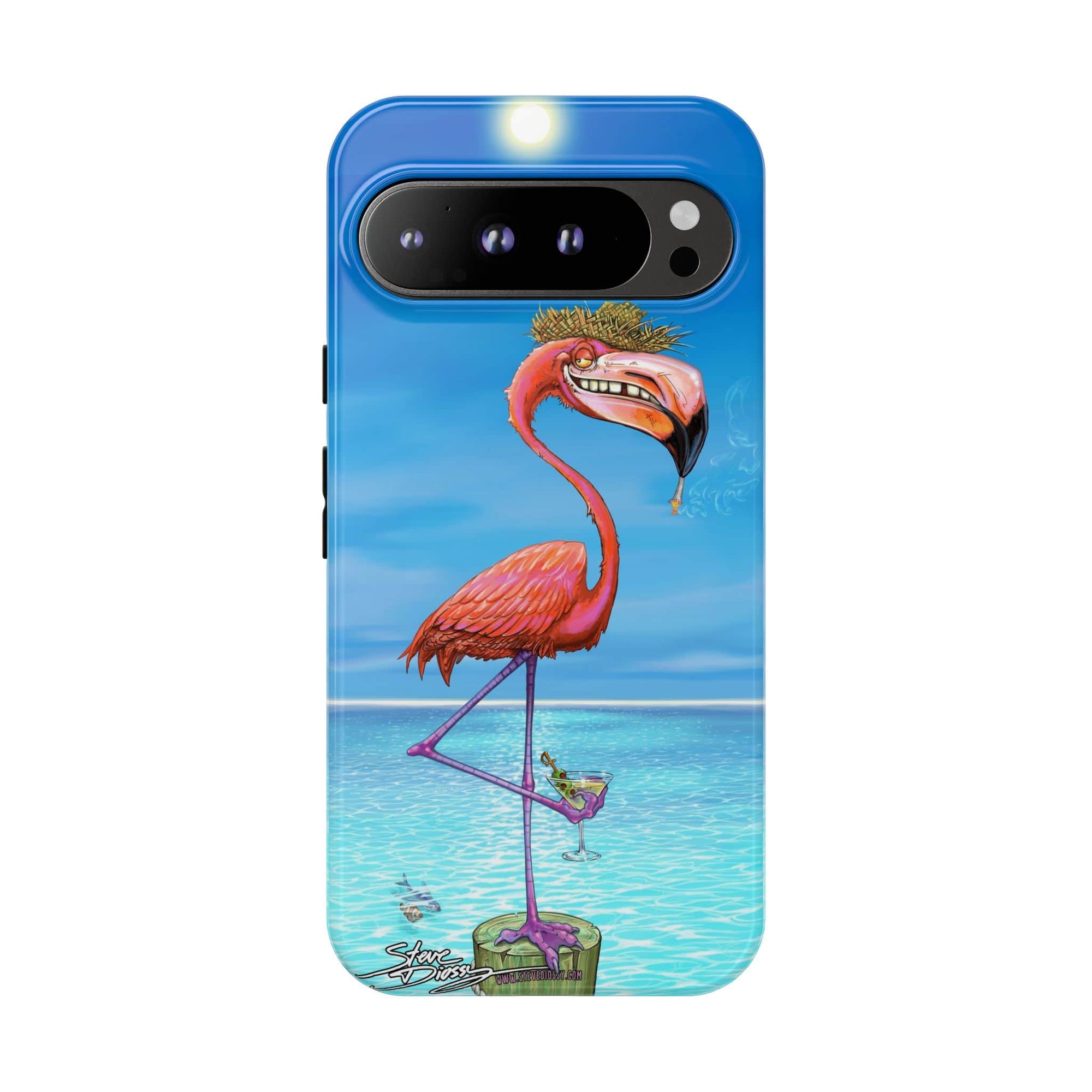 "Dirty Flamingo" Tough Phone Cases