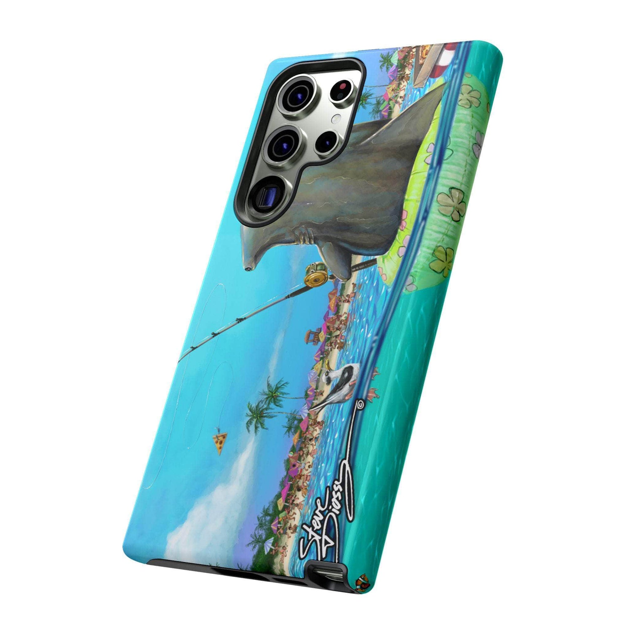 "Shark Fishing" Tough Phone Cases