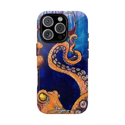 "Octopus the Connoisseur" Tough Phone Cases